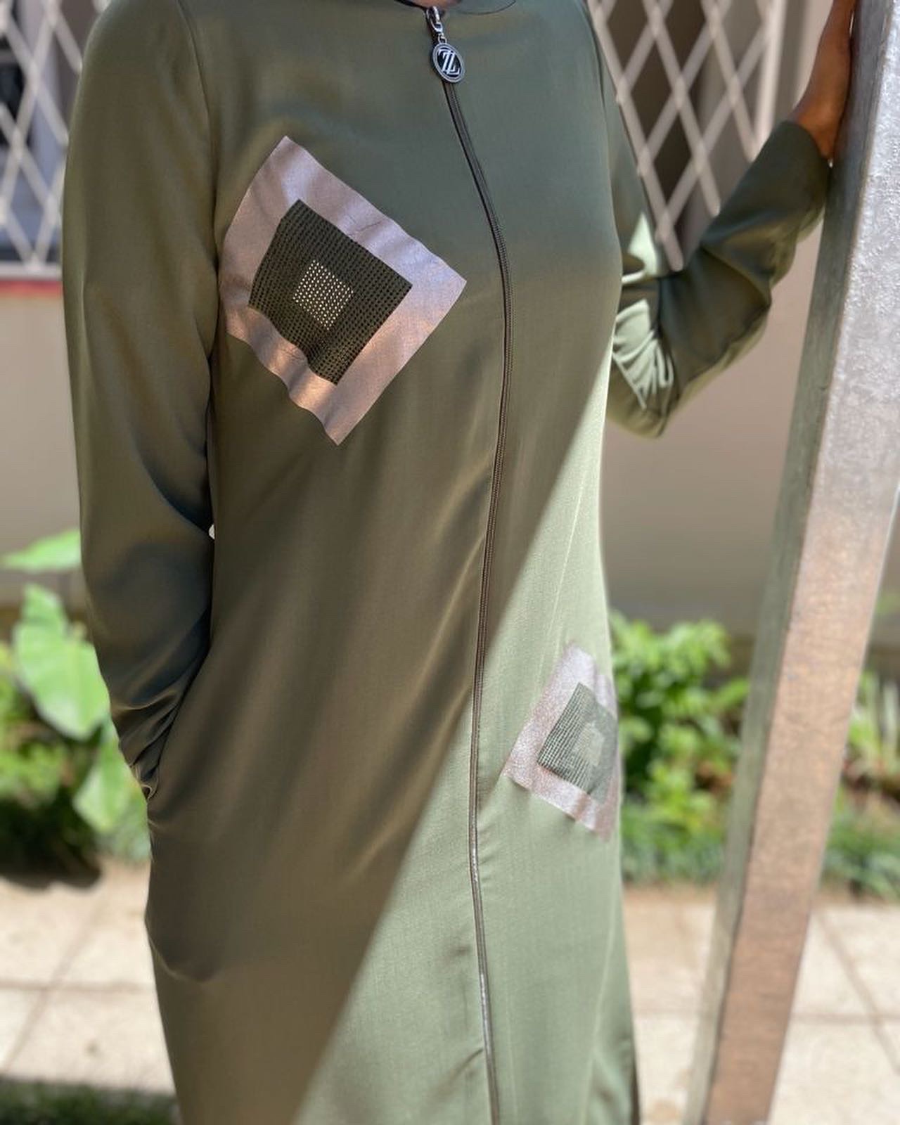 Abaya Diamond Print - Image 3