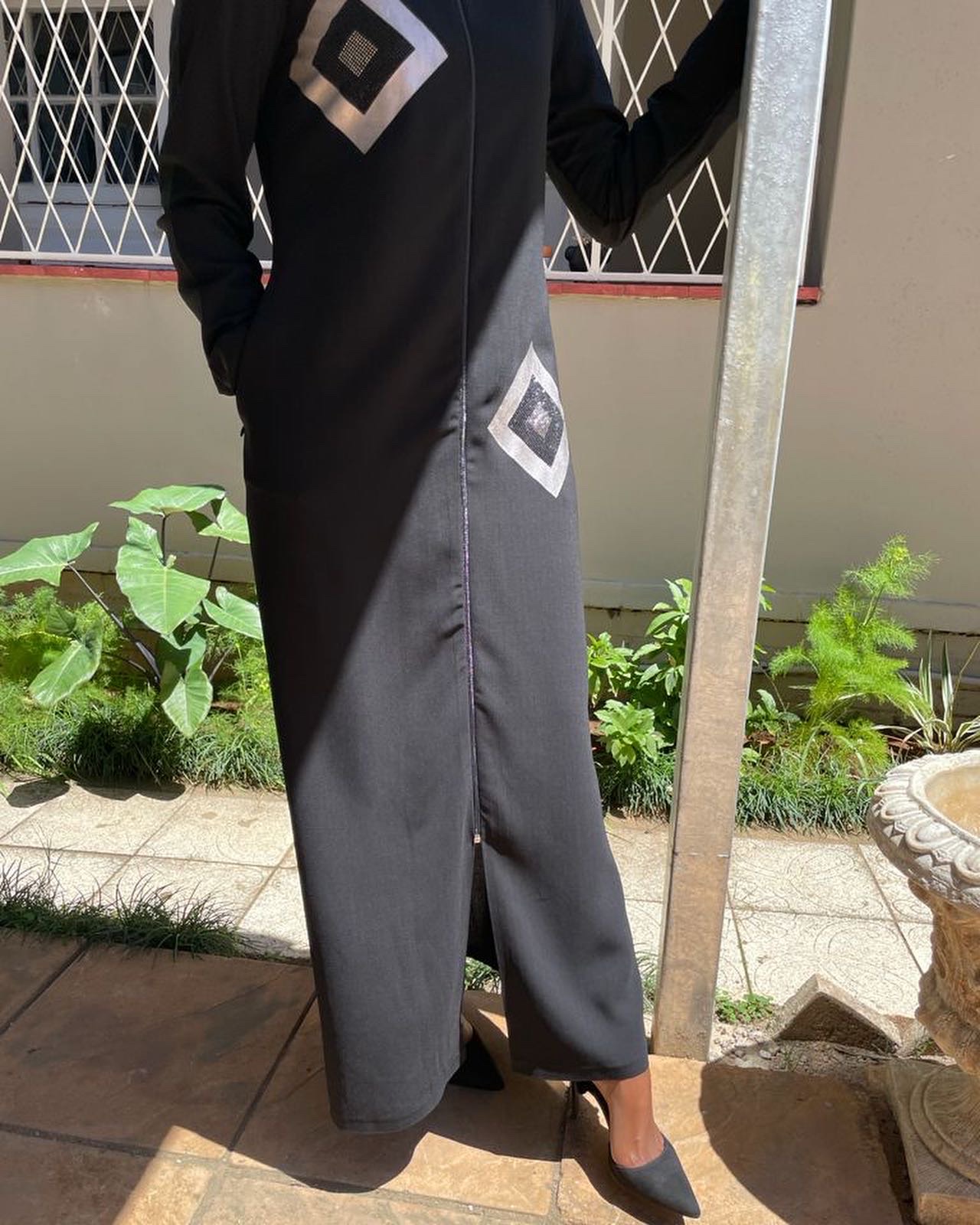 Abaya Diamond Print - Image 4