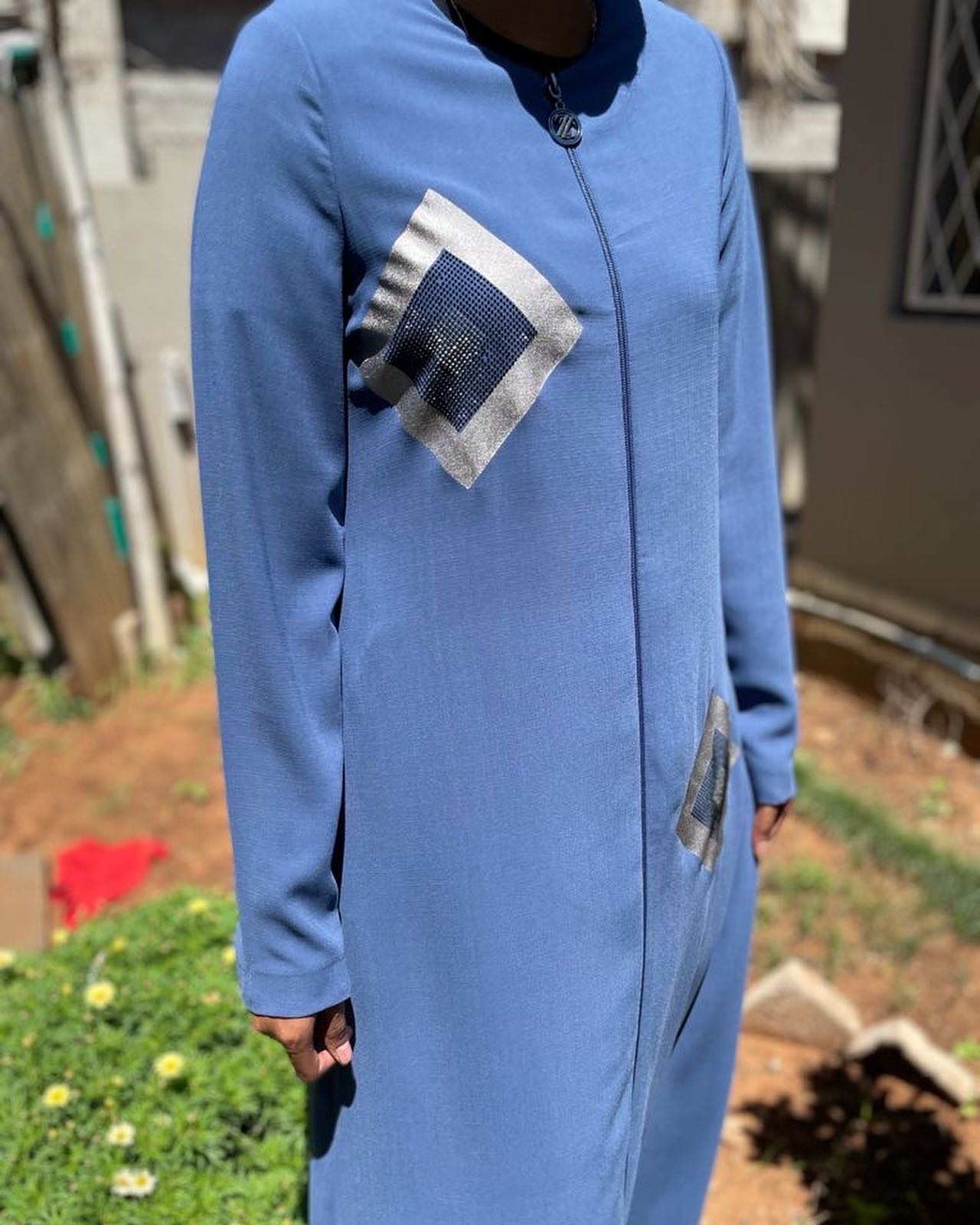 Abaya Diamond Print - Image 6
