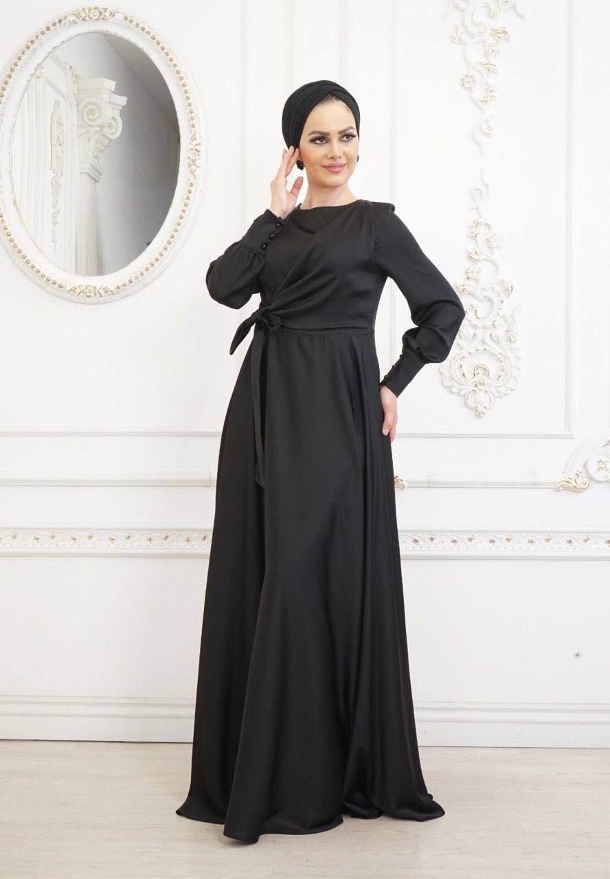 Satin Side-Tie gowns - Image 12