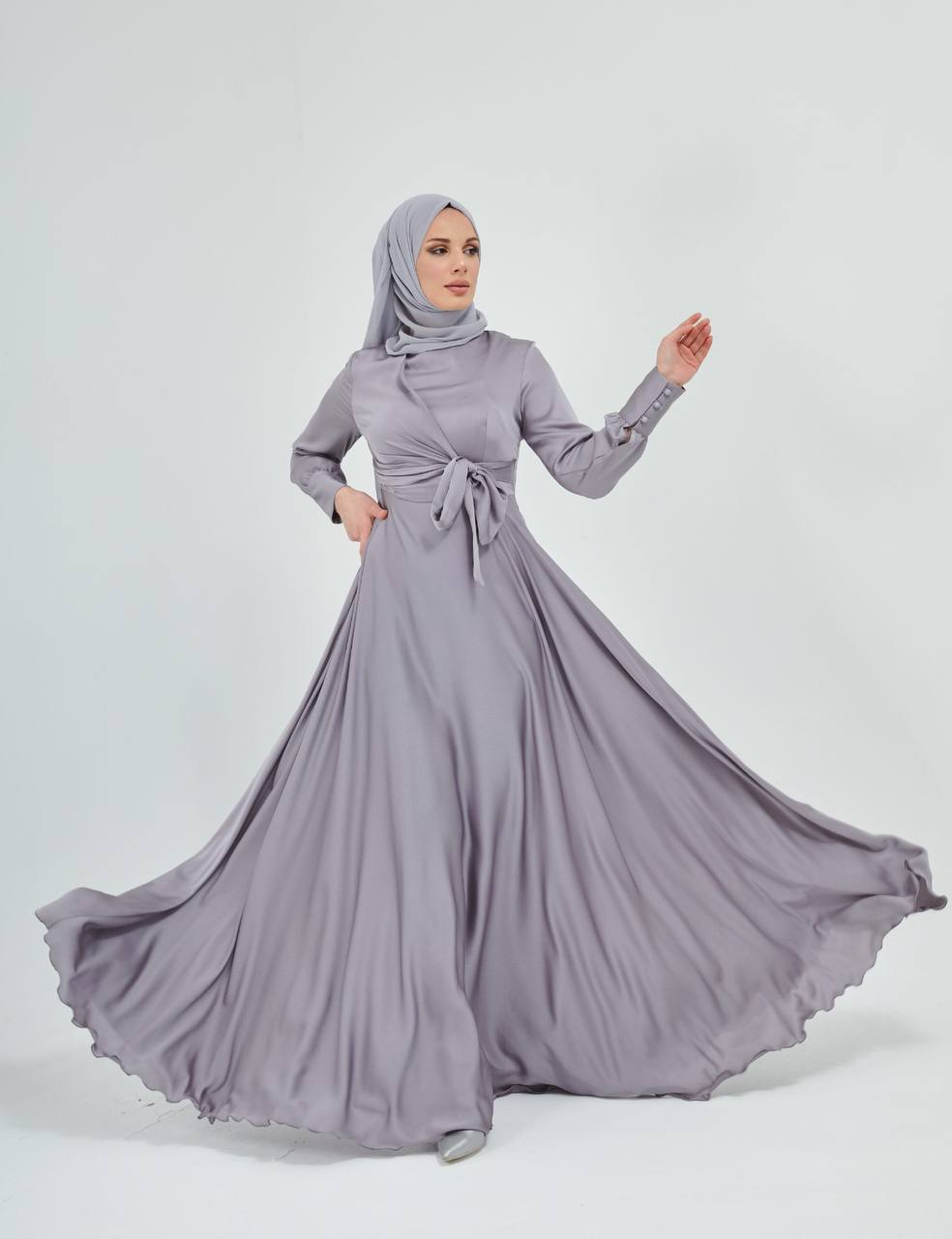 Satin Side-Tie gowns - Image 7