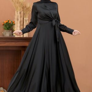 Satin Side-Tie gowns