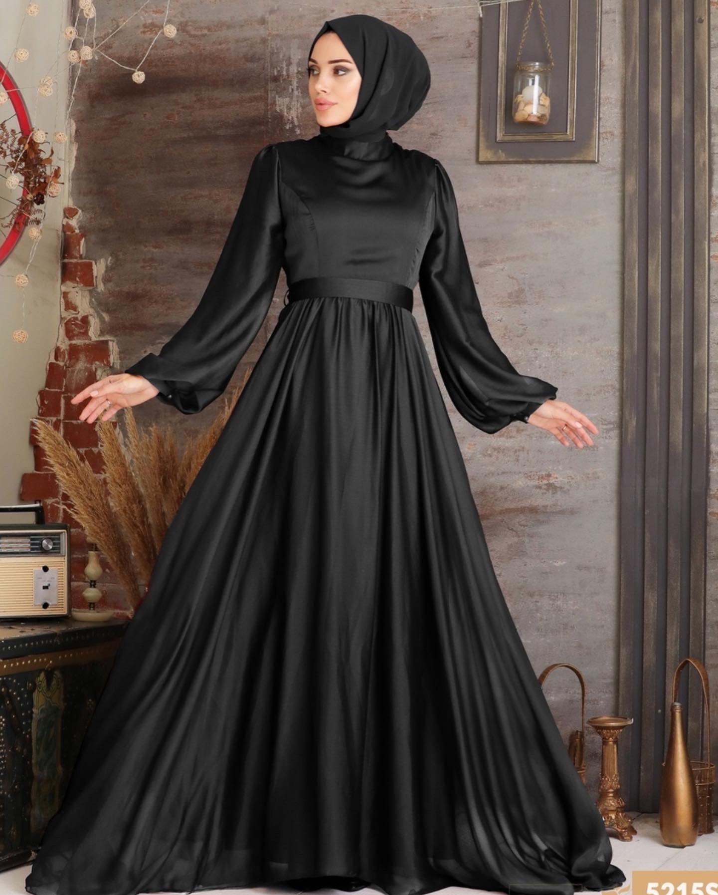 Balloon-Sleeve Chiffon