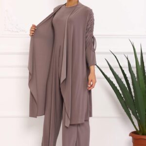 2 piece jumpsuit and throw