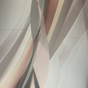stripe design chiffon hijab