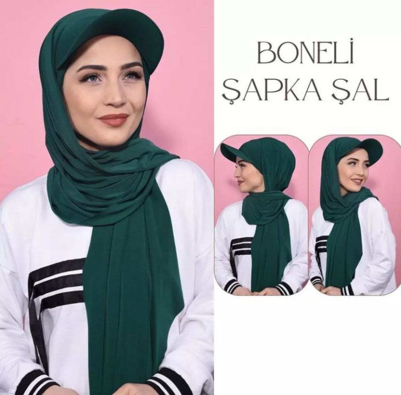 sports chiffon cap