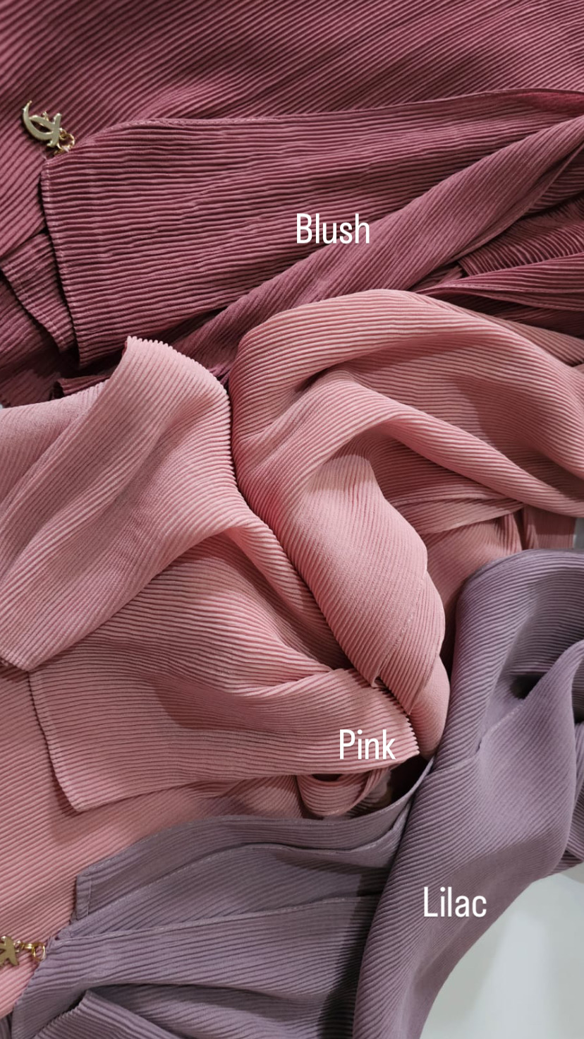 premium pleated chiffon scarves