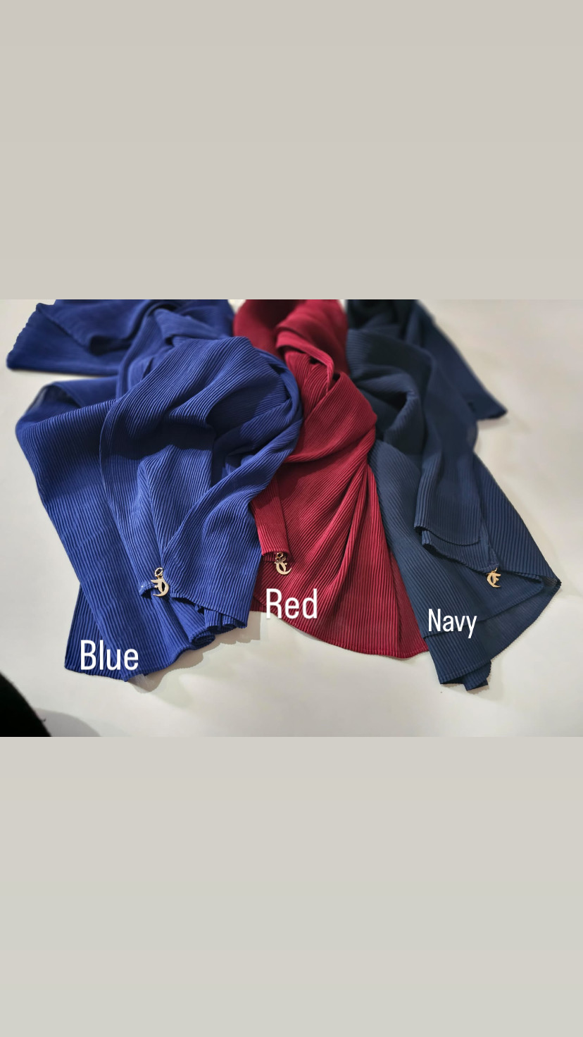 premium pleated chiffon scarves - Image 6